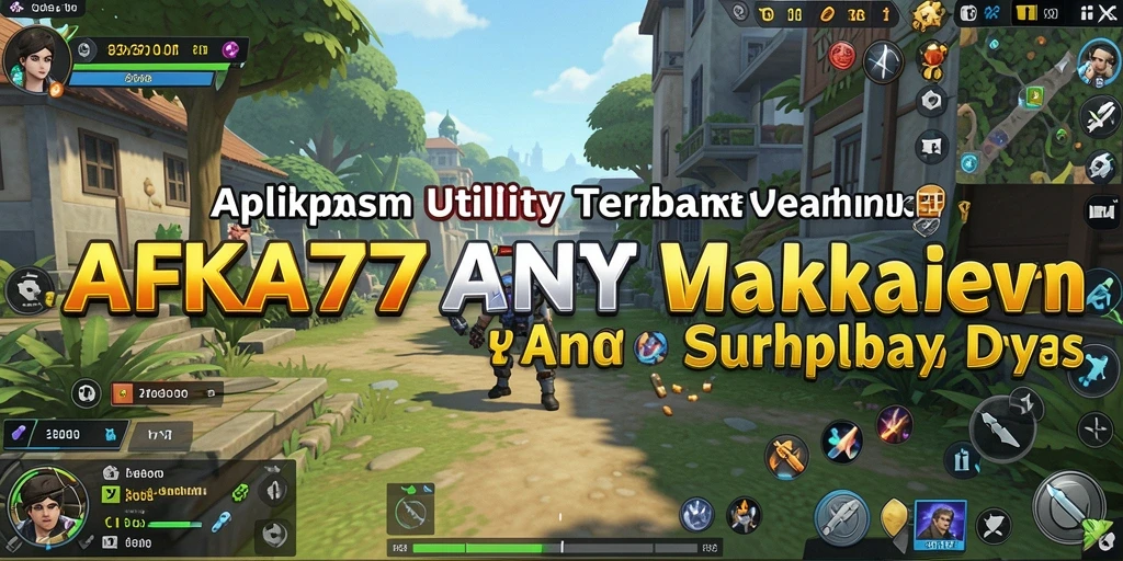 Tampilan antarmuka AFK77 yang sederhana dan efisien dalam pengelolaan waktu.