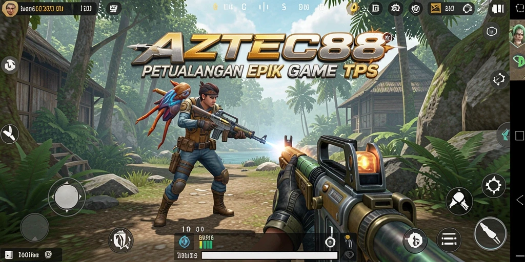 Screenshot gameplay AZTEC88 yang menampilkan aksi seru dan grafis menakjubkan.