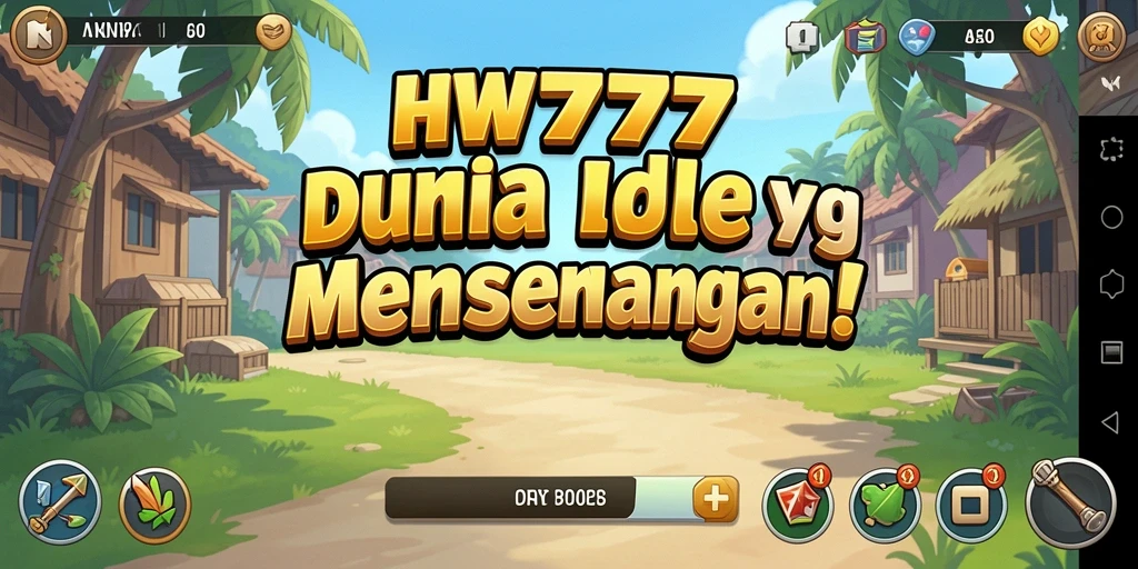 Screenshot gameplay HW777, menampilkan karakter dalam mode Idle yang aktif.
