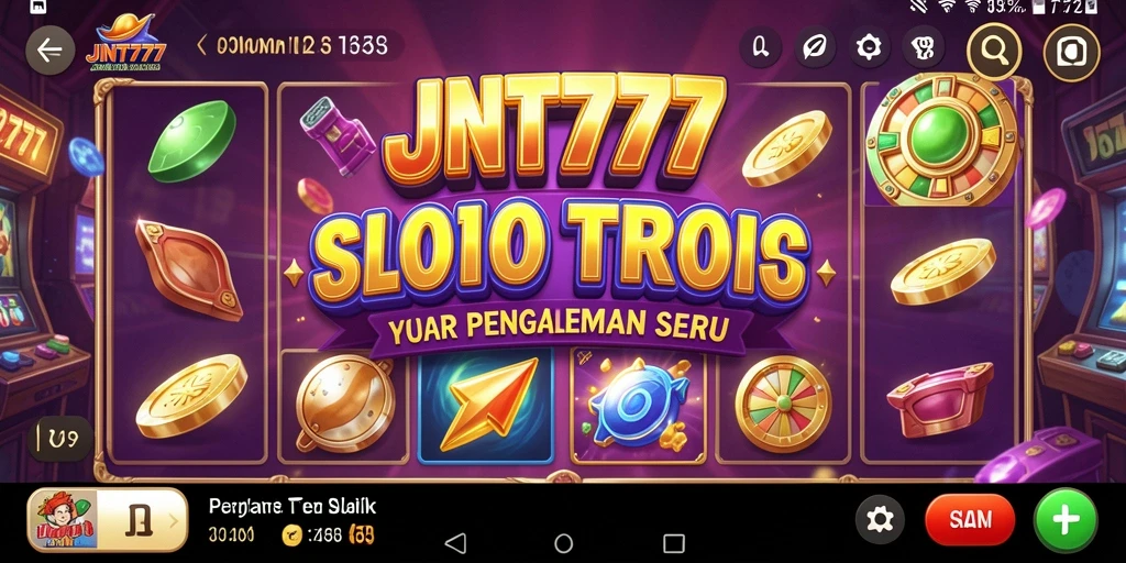 Screenshot gameplay slot JNT777 yang menarik dan penuh aksi.
