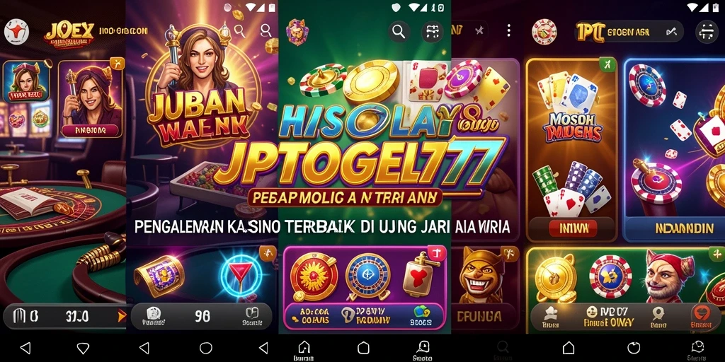 Screenshot utama JPTOGEL77 yang menunjukkan gameplay Kasino yang seru.