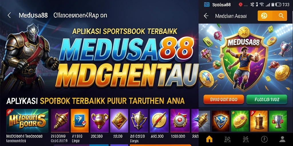 Tampilan menarik dari gameplay Sportsbook MEDUSA88.