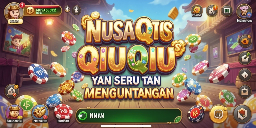 Tampilan gameplay seru NUSASLOTS yang menantang pemain QiuQiu.