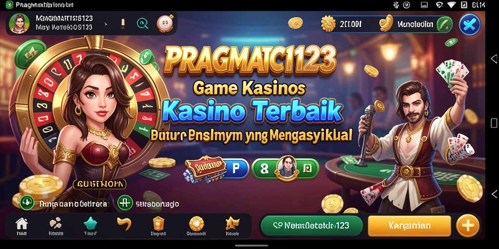 Tangkapan layar PRAGMATIC123 menunjukkan suasana bermain Kasino yang mendebarkan.
