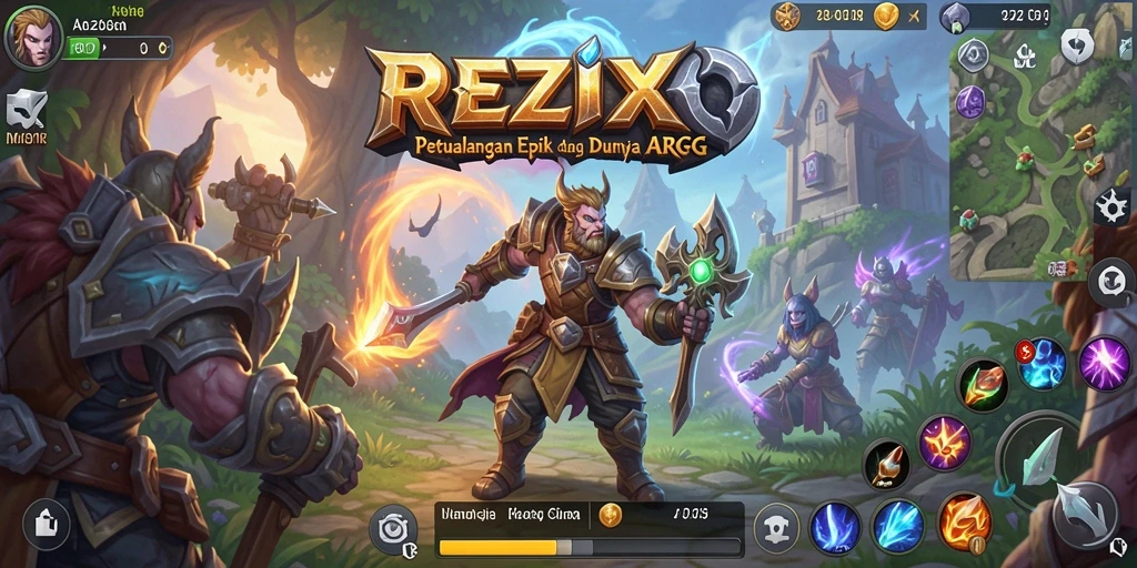 Gameplay seru dan grafik menawan di REZIXO.
