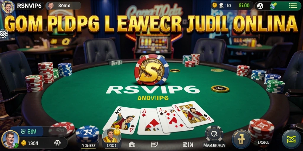 Tampilan gameplay seru di aplikasi RSNVIP6 saat bermain Poker.