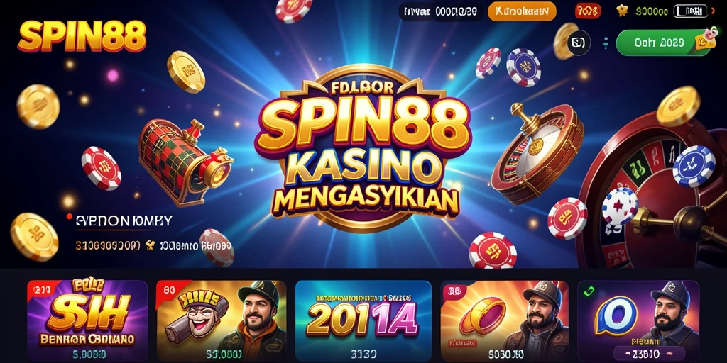 Screenshot SPIN88 menampilkan gameplay Kasino yang menegangkan dan seru.